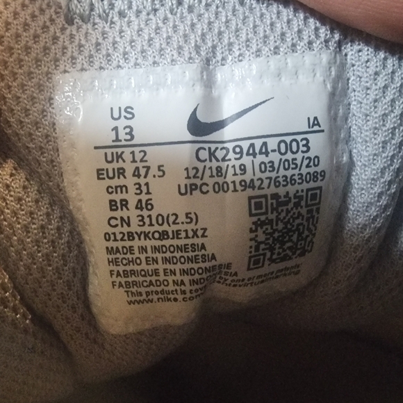 Nike Venture Runner Wide DM8453-003 Lt Smoke Grey/White Sneakers Men's Size 13 - Picture 12 of 14